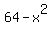 64-x%5E2