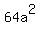64a%5E2