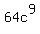 64c%5E9