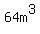 64m%5E3