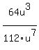 64u%5E3%2F112u%5E7