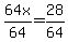 64x%2F64=28%2F64