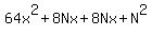 64x%5E2%2B8Nx%2B8Nx%2BN%5E2