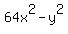 64x%5E2-y%5E2