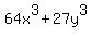 64x%5E3%2B27y%5E3