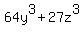 64y%5E3+%2B+27z%5E3
