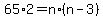 65%2A2+=+n%2A%28n-3%29