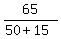 65%2F%2850%2B15%29