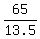 65%2F13.5