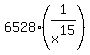 6528%2A%281%2Fx%5E15%29