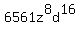 6561z%5E8d%5E16