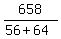658%2F%2856+%2B+64%29