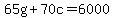 65g%2B70c=6000