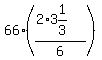 66%28%282%2A3%261%2F3%29%2F6%29