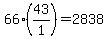 66%2843%2F1%29=2838