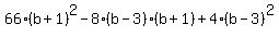 66%28b%2B1%29%5E2-8%28b-3%29%28b%2B1%29%2B4%28b-3%29%5E2