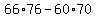66%2A76+-+60%2A70