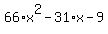 66%2Ax%5E2-31%2Ax-9