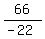 66%2F%28-22%29