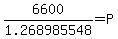 6600%2F1.268985548=P
