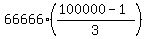 66666%2A%28%28100000-1%29%2F3%29
