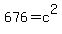 676+=+c%5E2