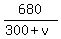 680%2F%28300%2Bv%29