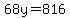 68y=816