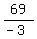 69%2F%28-3%29
