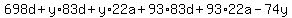 698d%2By%2A83d%2By%2A22a%2B93%2A83d%2B93%2A22a-74y+