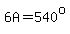 6A=540%5Eo