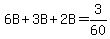 6B%2B3B%2B2B=3%2F60