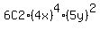 6C2%2A%284x%29%5E4%285y%29%5E2