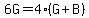 6G+=+4%28G%2BB%29