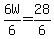 6W%2F6+=+28%2F6
