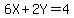 6X%2B2Y=4