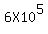 6X10%5E5