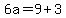 6a=9%2B3
