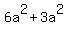 6a%5E2%2B3a%5E2