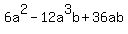 6a%5E2-12a%5E3b%2B36ab