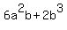 6a%5E2b+%2B+2b%5E3