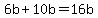 6b%2B10b=16b