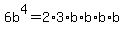 6b%5E4=2%2A3%2Ab%2Ab%2Ab%2Ab
