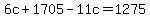 6c%2B1705-11c=1275