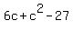 6c%2Bc%5E2-27