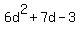 6d%5E2%2B7d-3