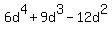 6d%5E4%2B9d%5E3-12d%5E2