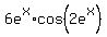 6e%5Ex%2Acos%282e%5Ex%29