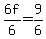 6f%2F6+=+9%2F6