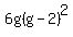 6g%28g-2%29%5E2